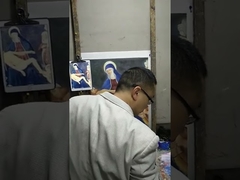 교회 장식을 위한 종교 유화 인간 모습